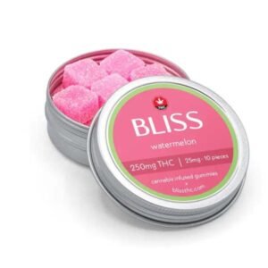 Bliss Watermelon Gummies (250 MG THC)