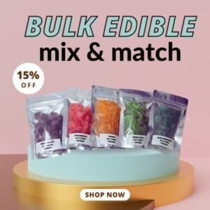 Bulk Edible Mix & Match – 1500 MG THC – 4 PACK BUNDLE