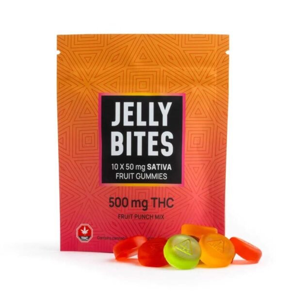 Jelly Bites (Sativa 500 MG THC) - Full Spectrum