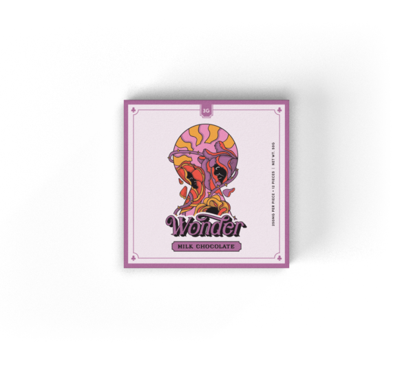 Wonder Psilocybin Chocolate Bar - Milk Chocolate (3g)